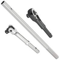 Titan 64143 Bar-X 3pc. 3/4-in. Drive Interchangeable Ratchet & Breaker Bar Set