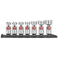 Titan 66860 7 pc. 1/4 in. Drive SAE Auto-Flex Universal Socket Set