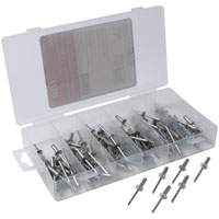 Titan 85526 Titan&reg; 100-Piece Aluminum/Steel Rivet Set