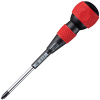 VESSEL TOOL 220P2100 Ball Grip Screwdriver, P2 x 100