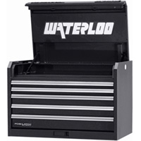 Waterloo Mp 2012bk 20 Inch Wide 3 Drawer Metal Portable Chest
