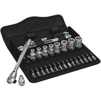 Wera 5004018001 1/4" Drive Ratchet Set, Metric