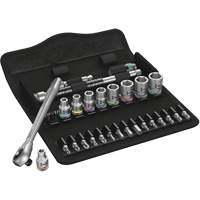 Wera 05004020001 28-Piece Zyklop 1/4" Imperial Metal Ratchet Set Imperial