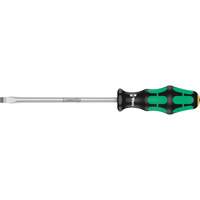 Wera 05007635001 Tapered Slotted Screwdriver, 7 mm, 10-1/16" L, Plastic Handle