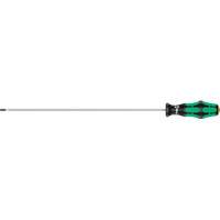 Wera 05008027001 Slotted Screwdriver, 5/32" Tip, Round, 15-3/4" L, Plastic Handle