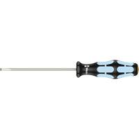 Wera 05032002001 3335 Slotted Screwdriver, 3.5 mm, 7-1/8" L, Plastic Handle
