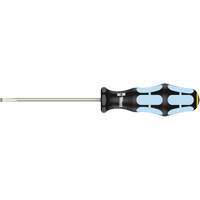 Wera 05032003001 3335 Slotted Screwdriver, 4 mm, 7-25/32" L, Plastic Handle