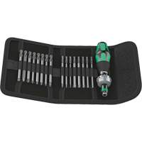 Wera 05051041001 Kraftform Kompakt 60RA Imperial 17 pieces
