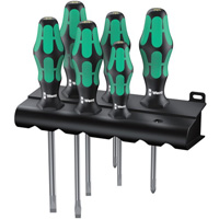 Kraftform Plus Lasertip Screwdriver Set with Rack WER05105650001 | ToolDiscounter