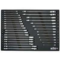 WIHA 30392 Ratcheting Wrench Tray Set