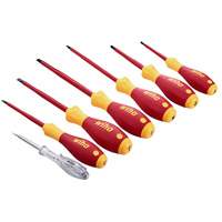 WIHA 32087 Insulated SoftFinish Screwdriver and Voltage Detector Set