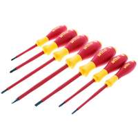WIHA 32097 7-Piece Insulated SoftFinish&reg; Screwdriver Set
