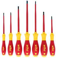 WIHA 32097 7-Piece Insulated SoftFinish&reg; Screwdriver Set