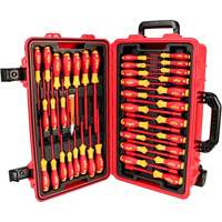 WIHA 32800 Master Electrician's Insulated Tools Set in Rolling Hard Case