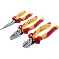 WIHA 32981 Insulated Industrial Pliers-Cutters Set