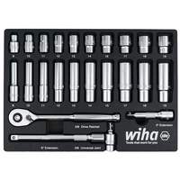 WIHA 33795 Professional Metric Socket Tray Set
