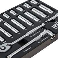 WIHA 33796 Professional SAE Socket Tray Set