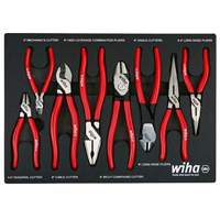 WIHA 34682 Classic Grip Pliers & Cutters Tray Set