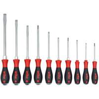 WIHA 53180 SoftFinish&reg; XHeavy Duty Cushion Grip Screwdriver Tray Set