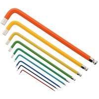 WIHA 66980 Ball End Colour Coded Hex L-Key Set