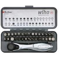 WIHA 74984 GoBox Standard Bit Set with Mini Ratchet