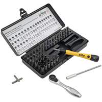 WIHA 75965 65-Piece System 4 ESD Safe Master Technician's Ratchet & MicroBits Set