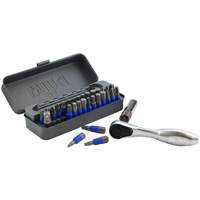 WIHA 76889 GoBox TerminatorBlue Impact Bit Set with Mini Ratchet