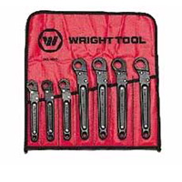 7 Pc Fractional Ratcheting Flare Nut Wrench Set WRI1640 | ToolDiscounter