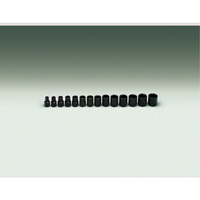 Wright Tool 359 3/8 Inch Dr 6 Pt 14 Pc Standard Metric Socket Set