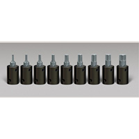 Wright Tool 363 3/8" Drive Metric Hex-Bit Impact Socket Set