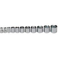 Wright Tool 379 3/8 Inch Dr 8 Pt 11 Pc Standard Socket
