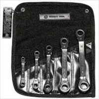 Wright Tool 9429 5 Pc 12 Pt Offset Pattern SAE Ratcheting Wrench Set