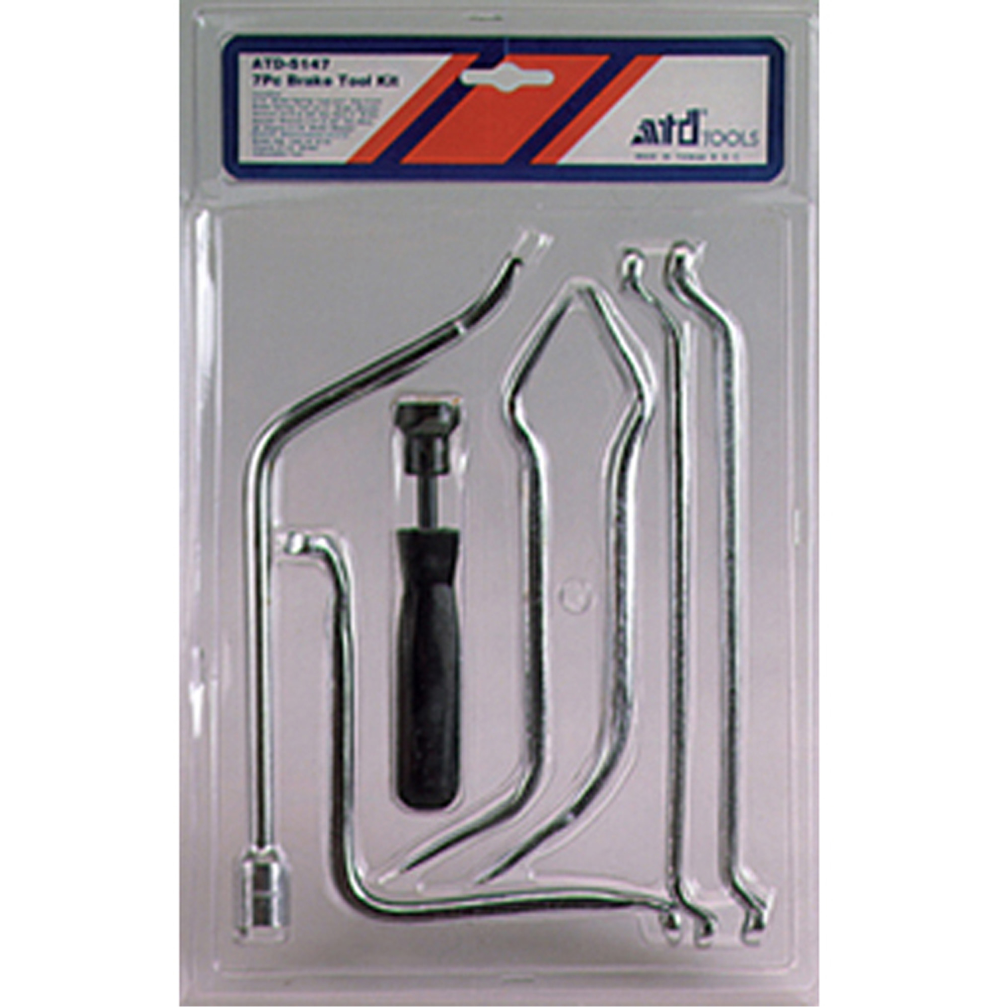 ATD 5147 Drum Brake Tool Set, 7 Piece ToolDiscounter