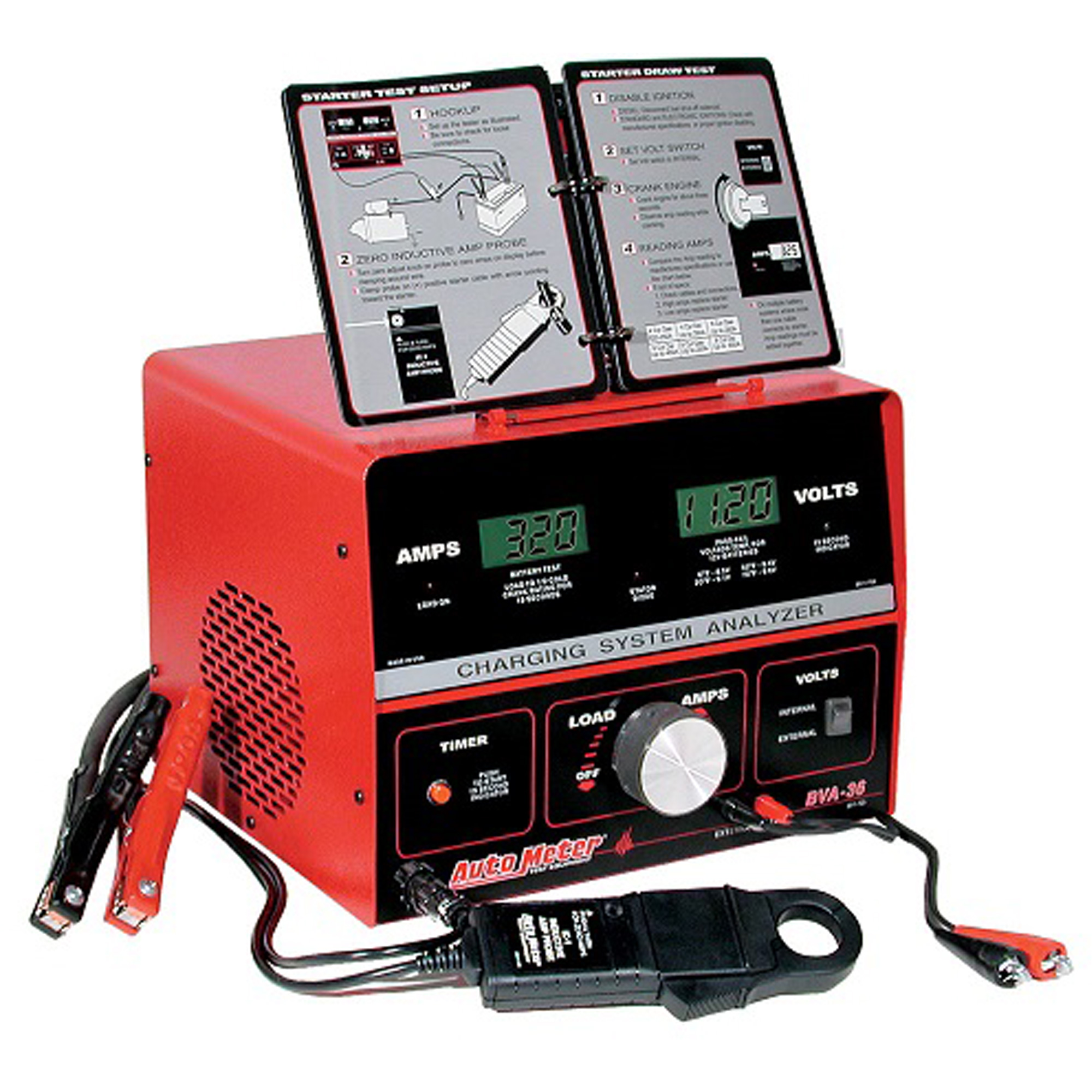 AutoMeter BVA36/2 Hd Battery & Electrical System Analyzer 6 & 12V