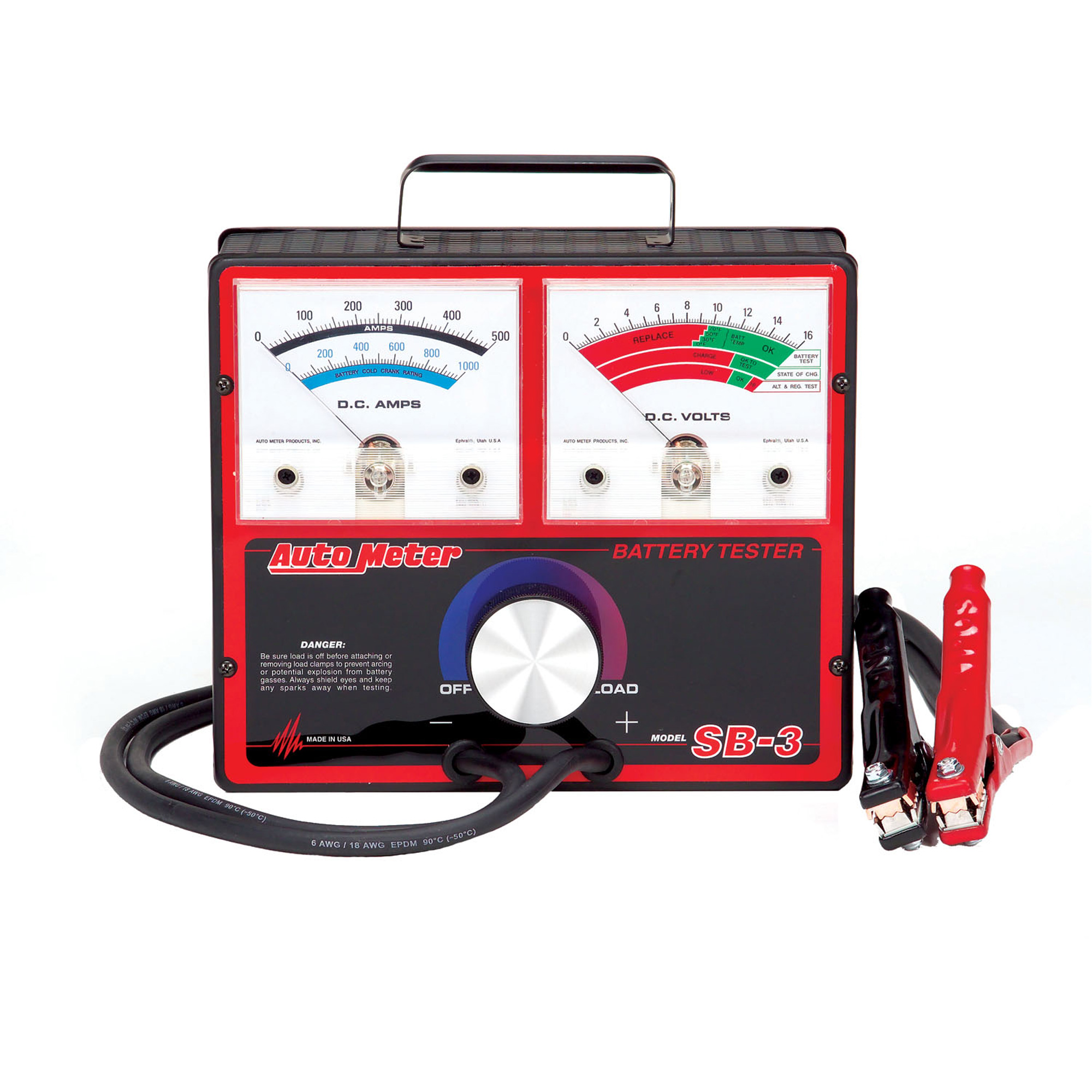 AutoMeter SB3 Battery Circuit Tester 12 Volt Batteries ToolDiscounter