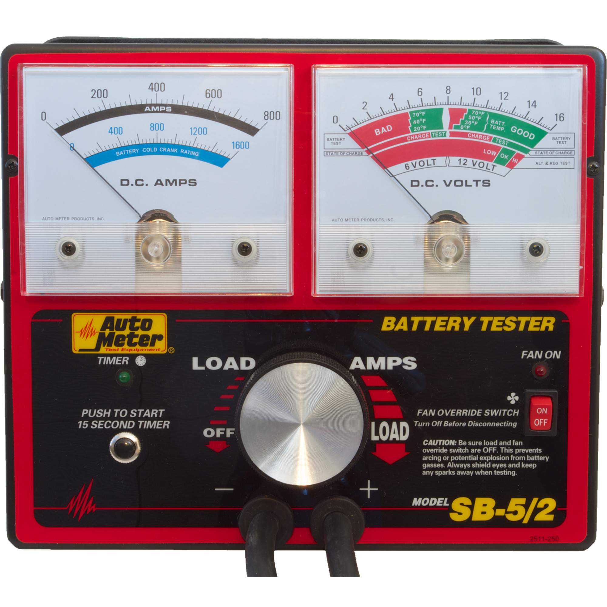 AutoMeter SB5/2 Battery / Circuit Tester For 6 & 12 Volt Batteries