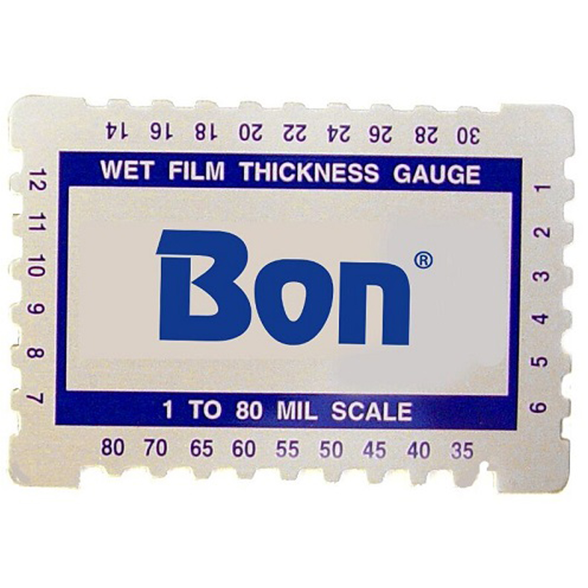 Amazon.com: Bon Tool 82-479 Wet Film Gauge 1-80 Mil Scale