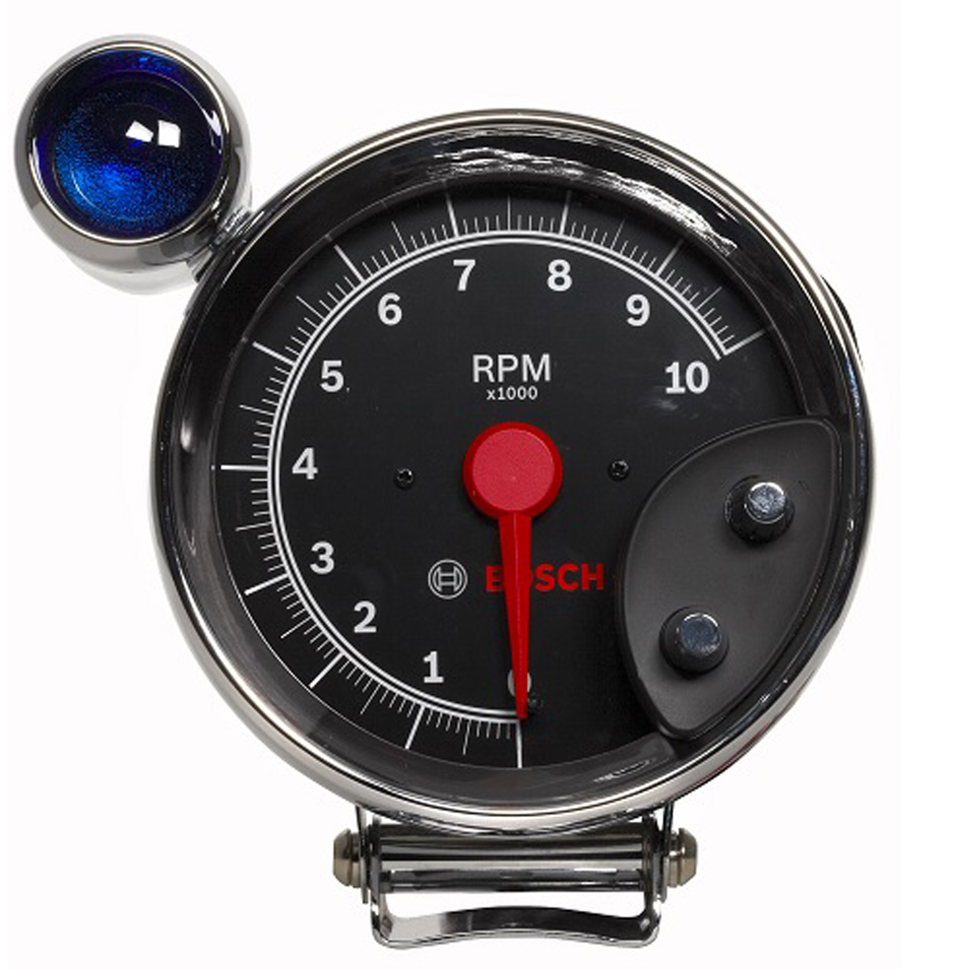 Sunpro CP7905 Tachometer, 5 Inch, W/ Shift Light, Black Dial Face