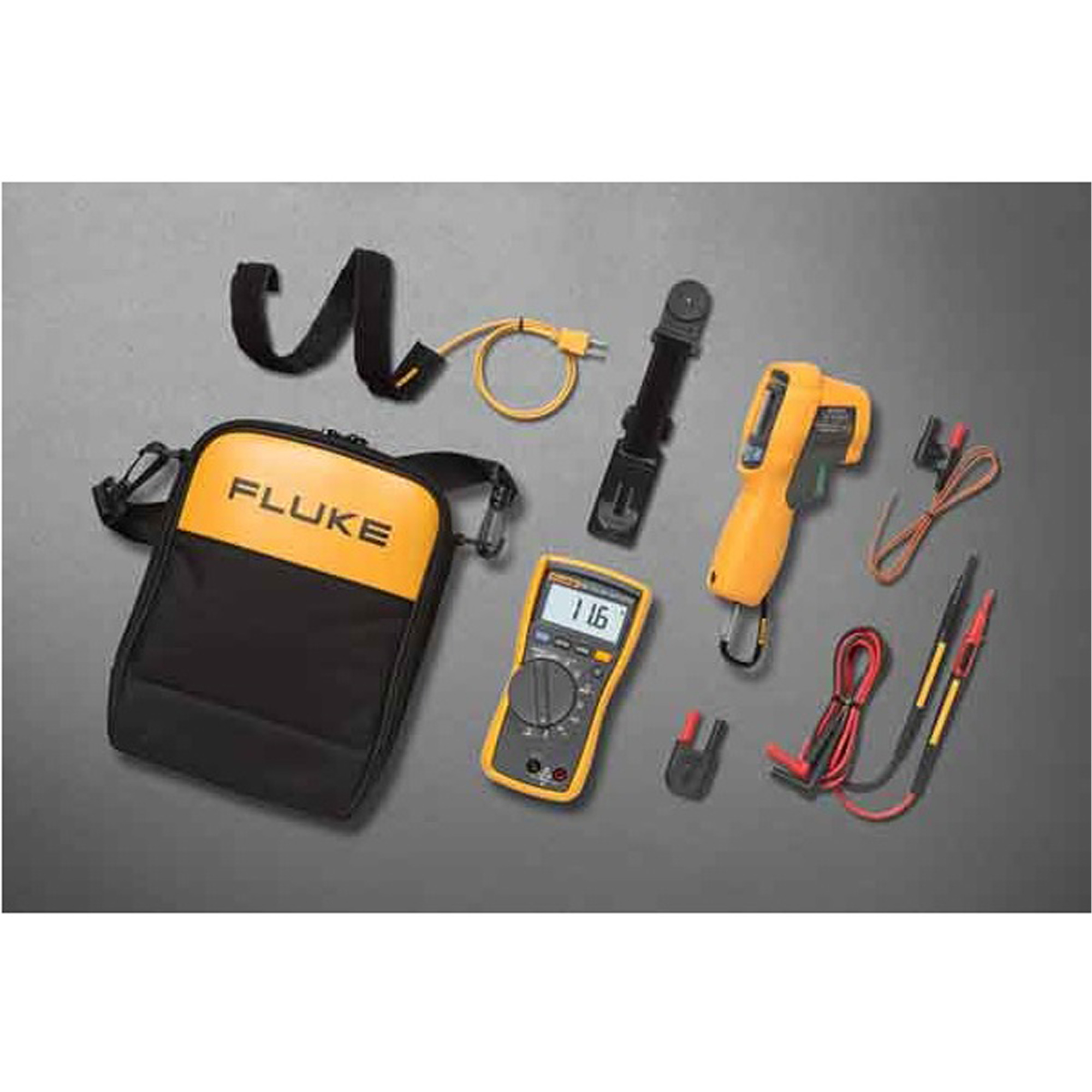 Fluke 116/62MAX Hvac Multimeter And Ir Thermometer Combination Kit