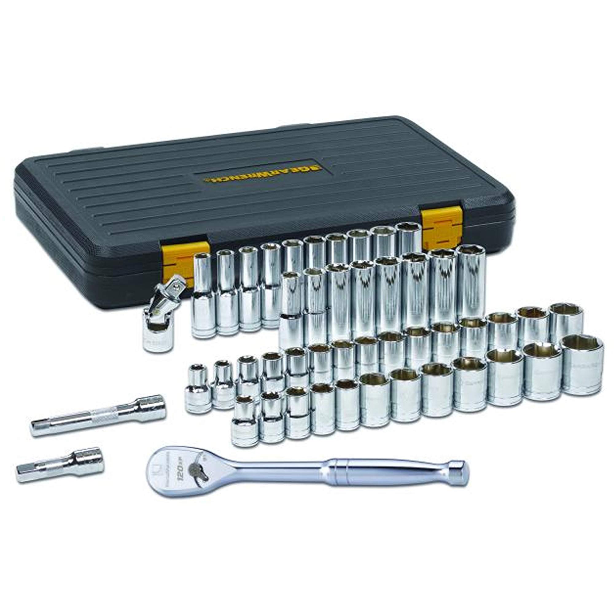 GearWrench 80700P 49PC 1/2" Drive Master Socket Set, SAE & Metric