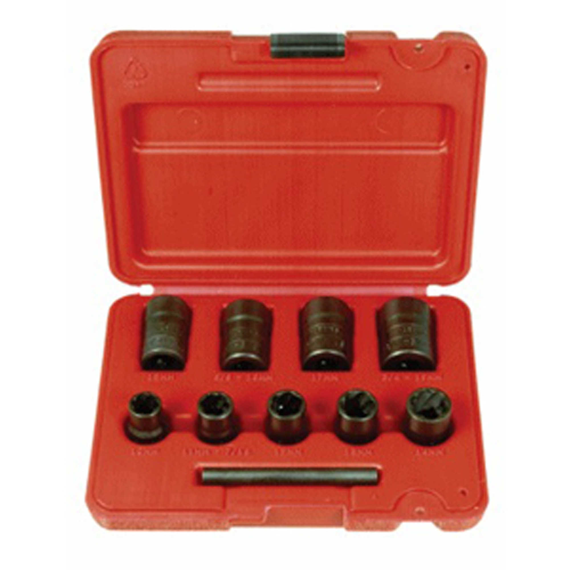 KenTool 30107 Nine Piece Twist Socket Set With Punch ToolDiscounter