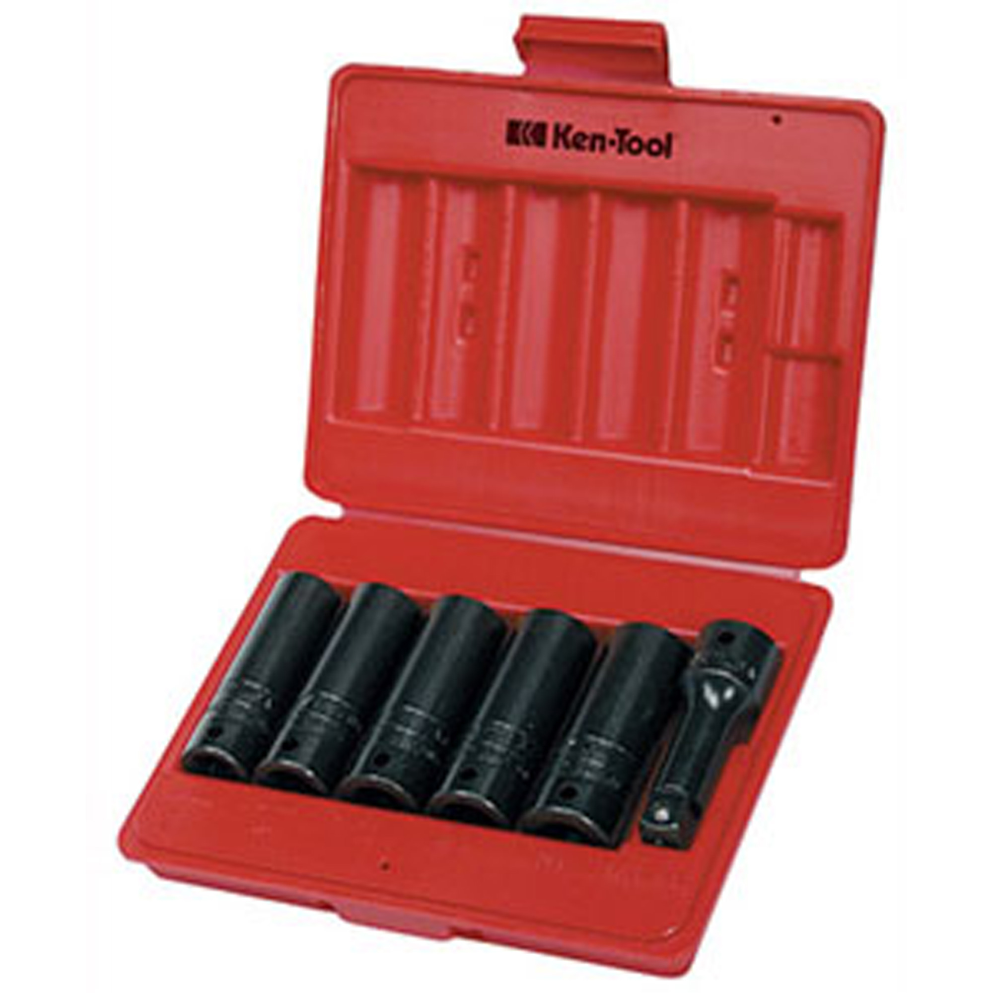 KenTool 30113 Impact Socket Set, Deep, Thinwall, 6 Pc ToolDiscounter