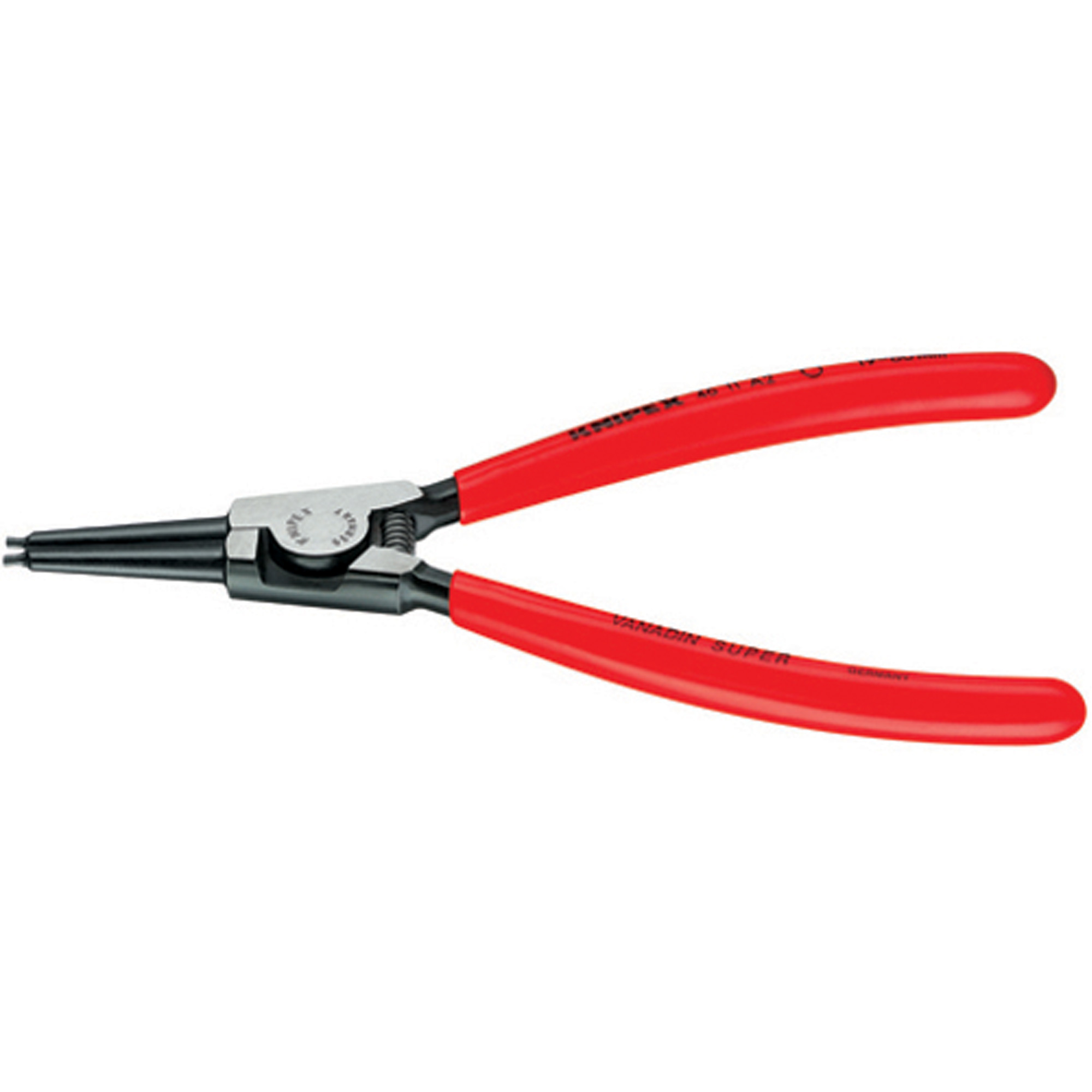 Knipex 4611A2 7 Inch Circlip Pliers, Straight Tip For External Shaft