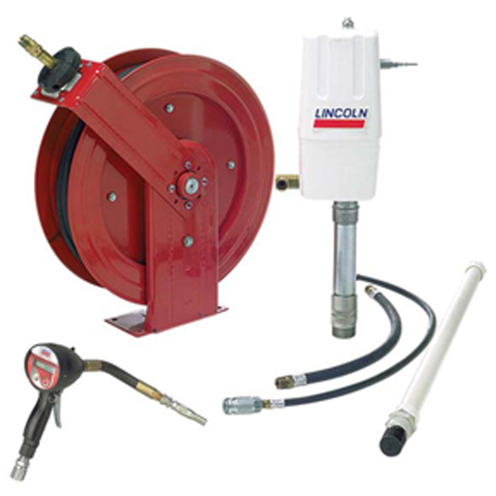 Lincoln Industrial 4283 51 Bulk Oil System W/ 50 Ft. Reel ToolDiscounter