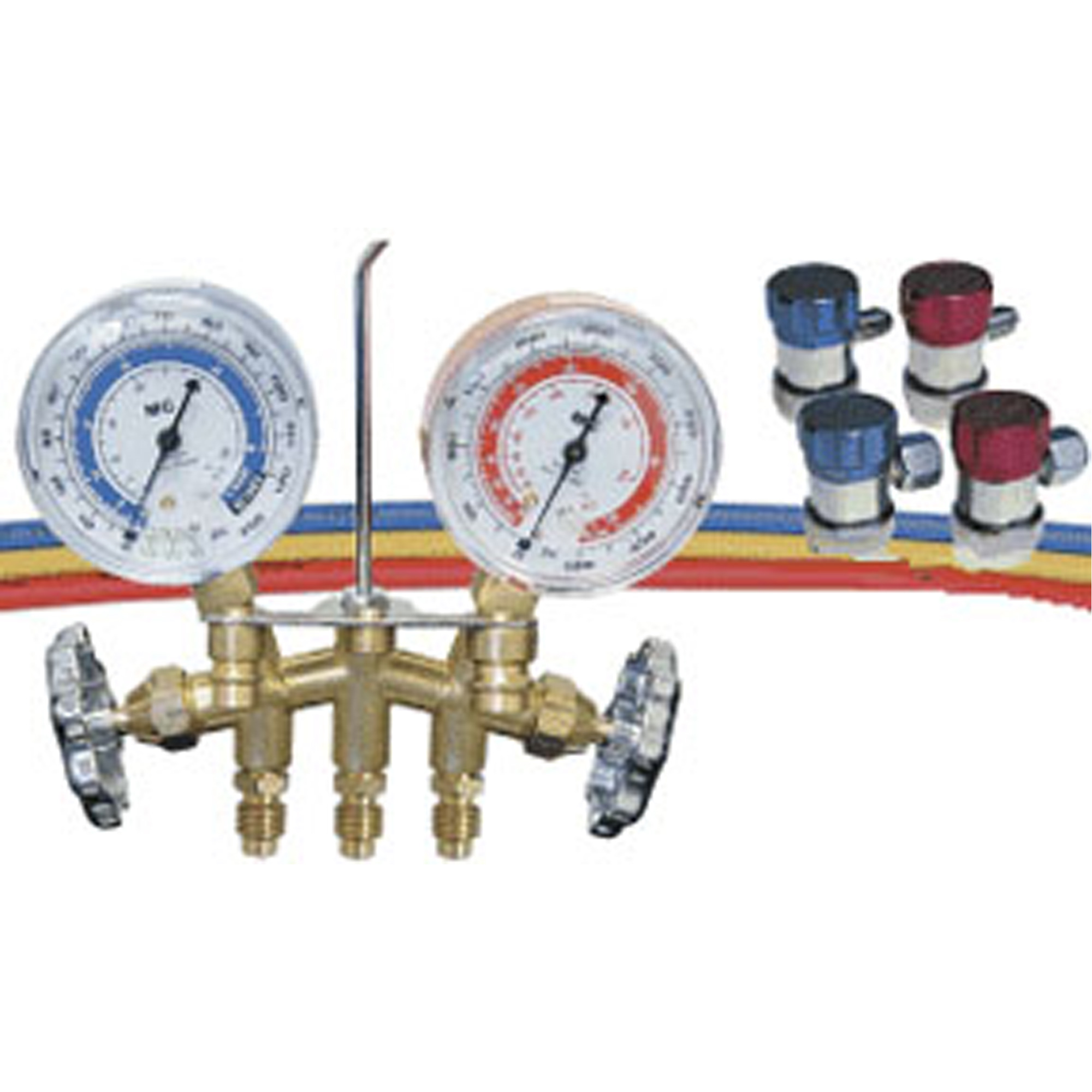 Mastercool 84661 R134A Brass Manifold W/Hoses ToolDiscounter