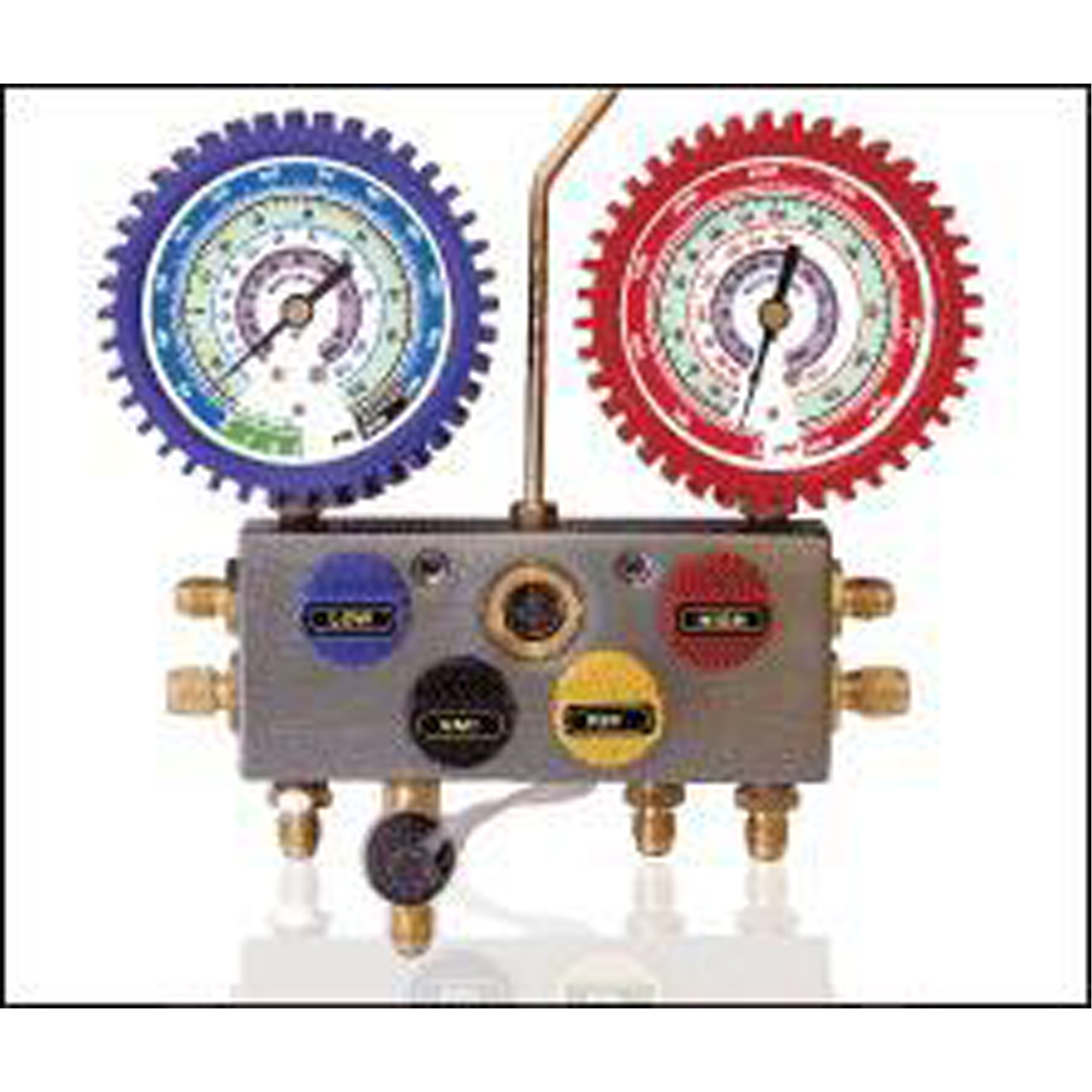 Mastercool 86936 R134A Aluminum 4Way Manifold Gauges W/36 In Hoses