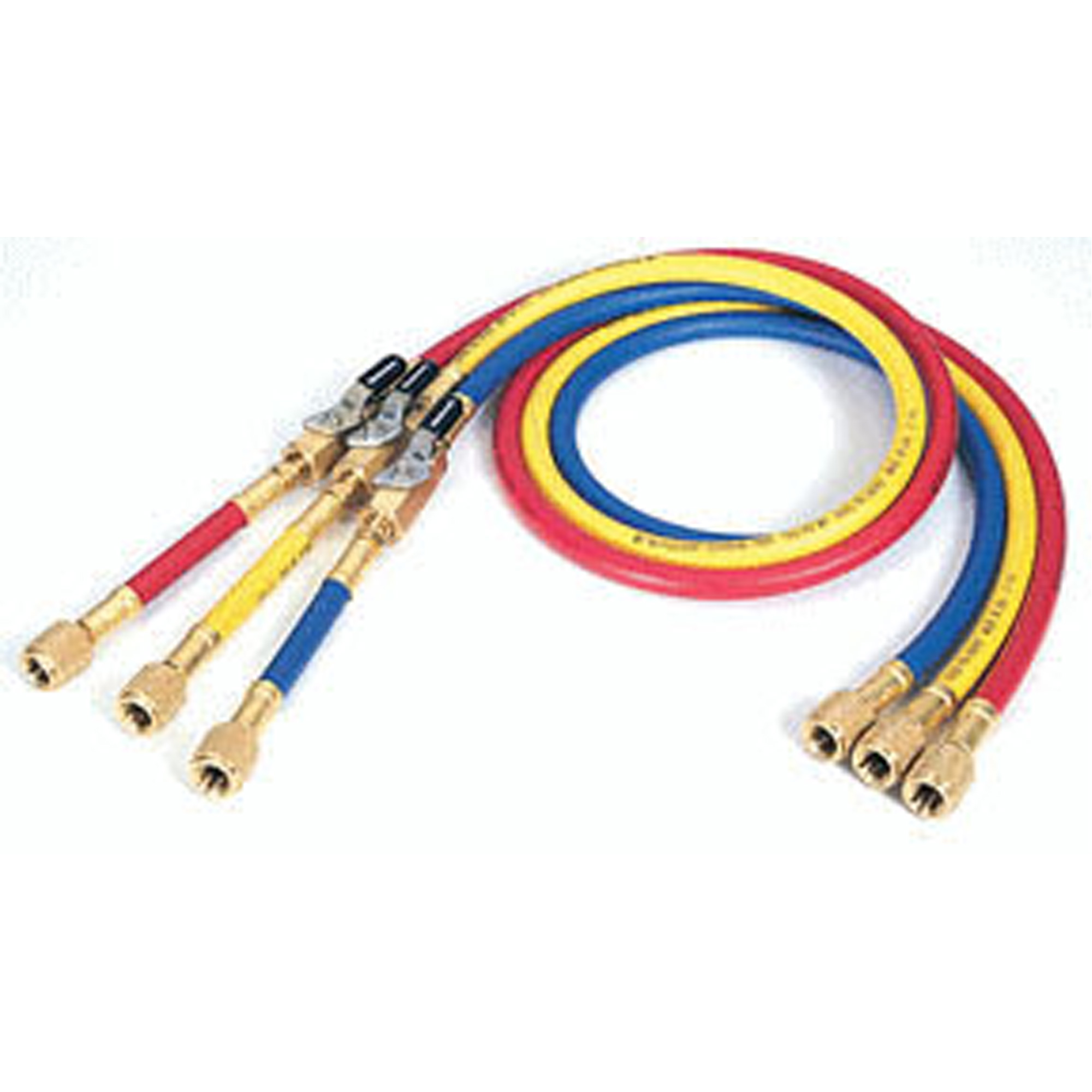 Mastercool 9026272 72 Inch Charging Hoses W/Manual ShutOff