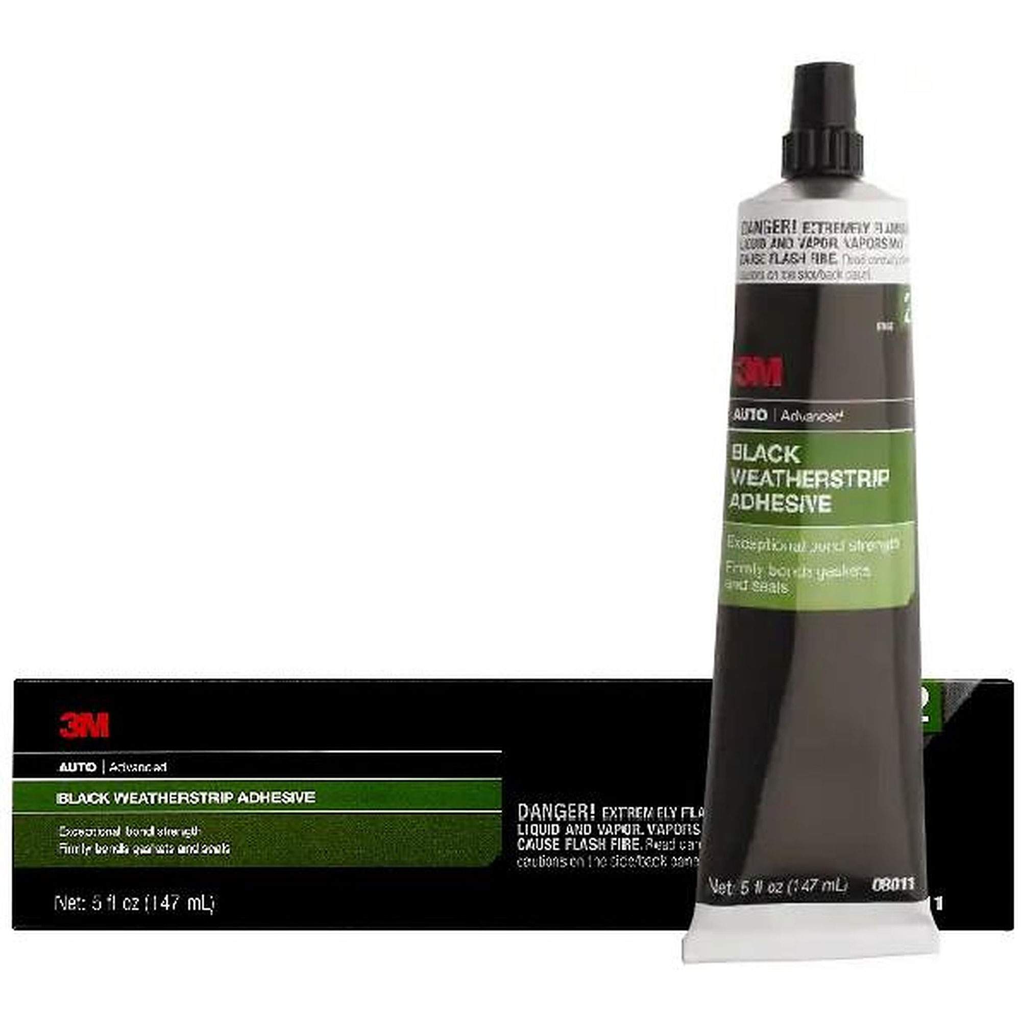3M 8011 Weatherstrip Adhesive, Black ToolDiscounter