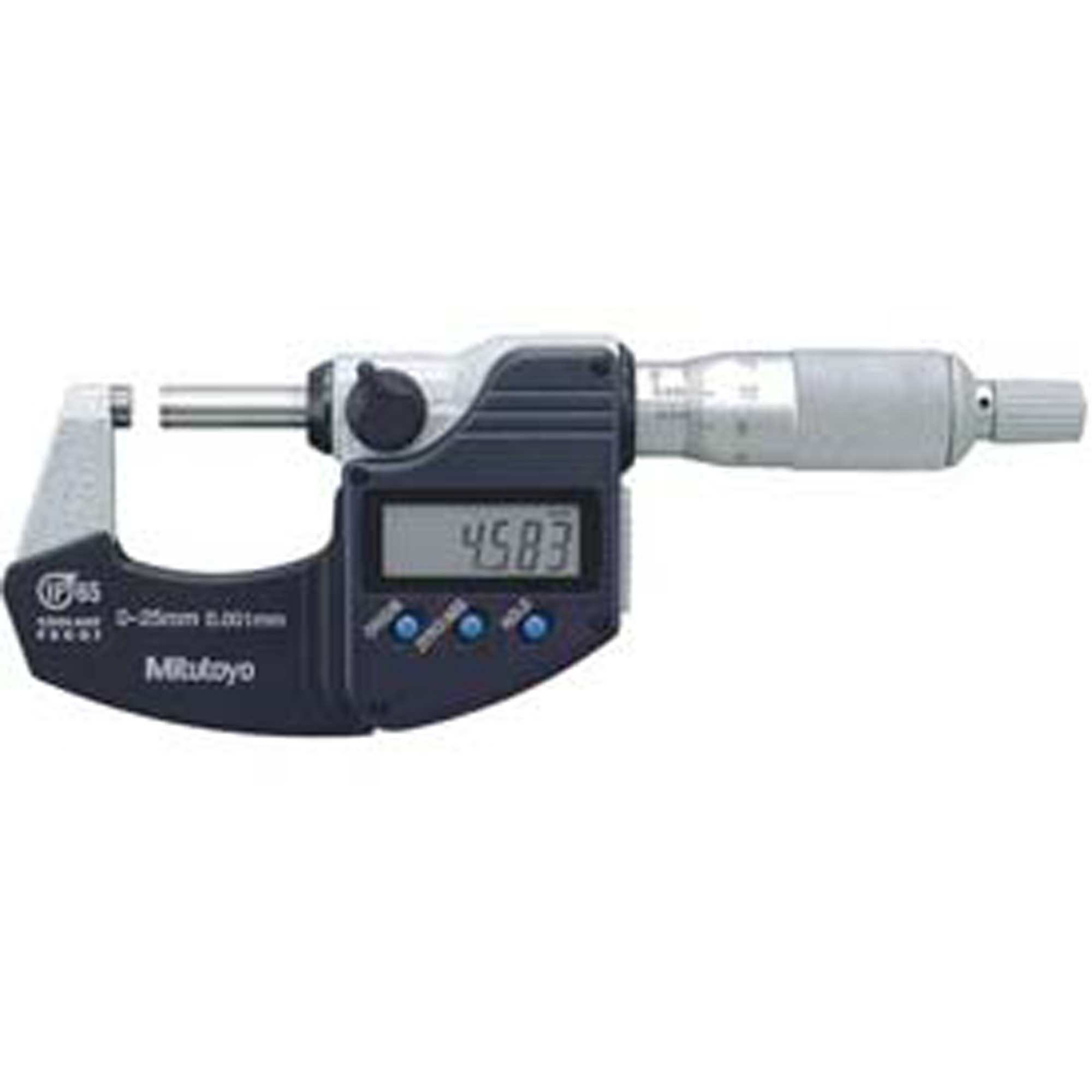 Mitutoyo 293230 025mm Ip65 Coolant Proof Micrometer Spc ToolDiscounter