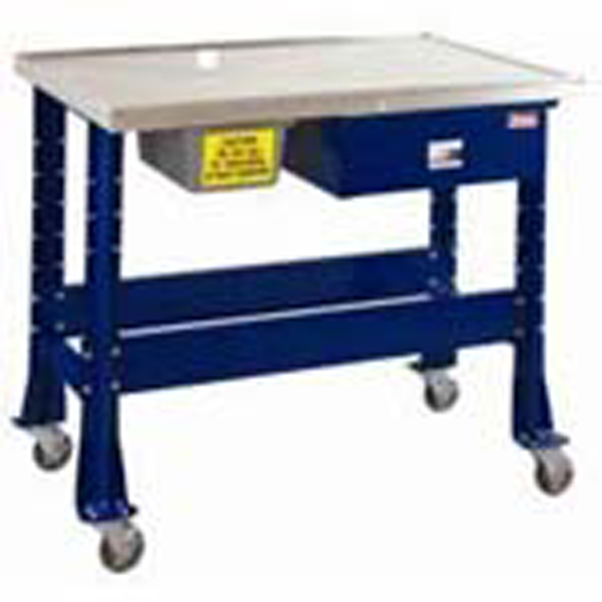 Shure 811100 Tear Down/Fluid Containment Bench with Stainless Steel Top